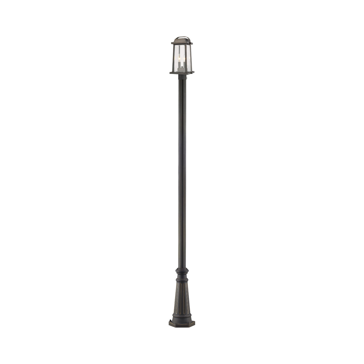 Millworks 519P Outdoor Post Light in Oil Rubbed Bronze.