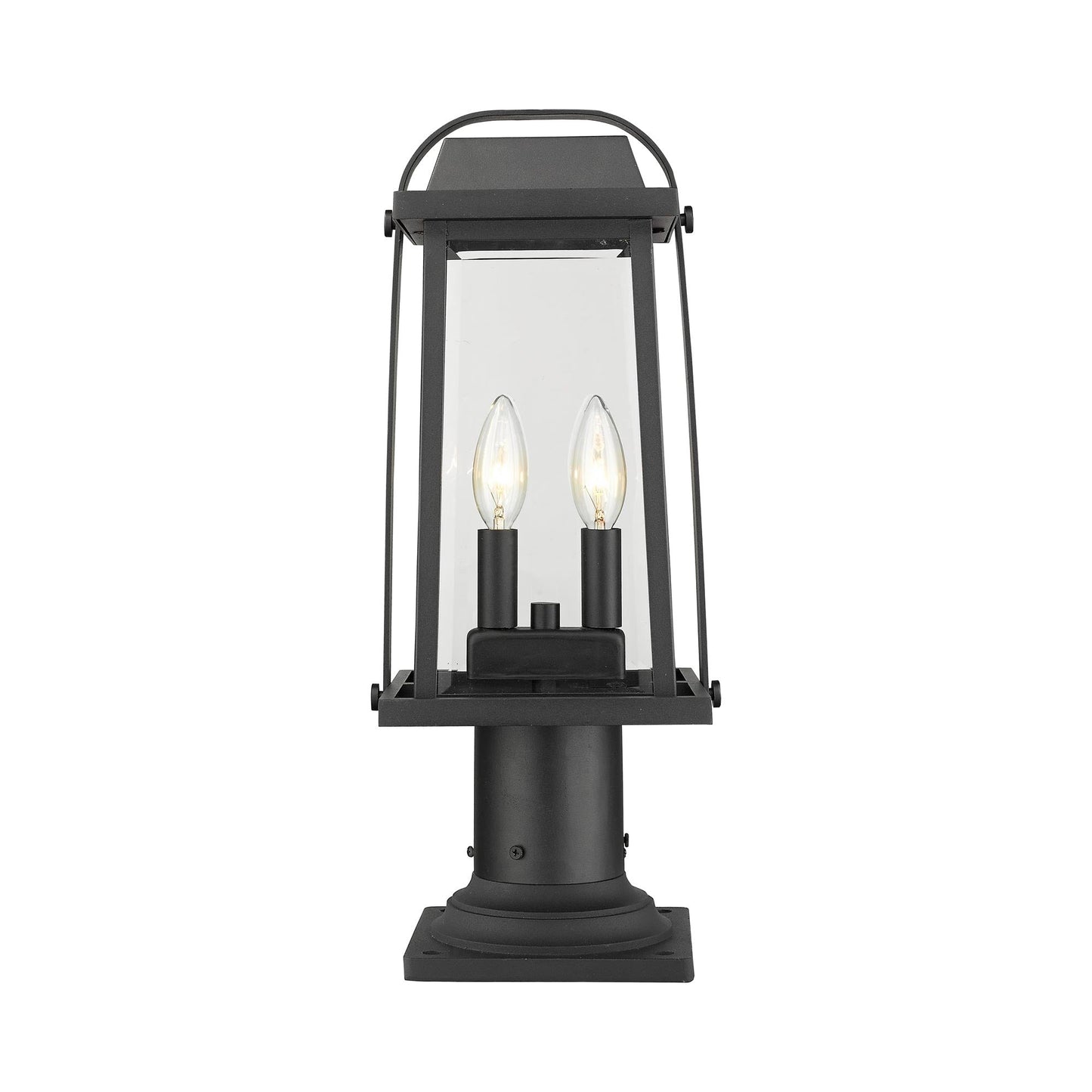 Millworks 533PM Outdoor Pier Mount Light in Black.
