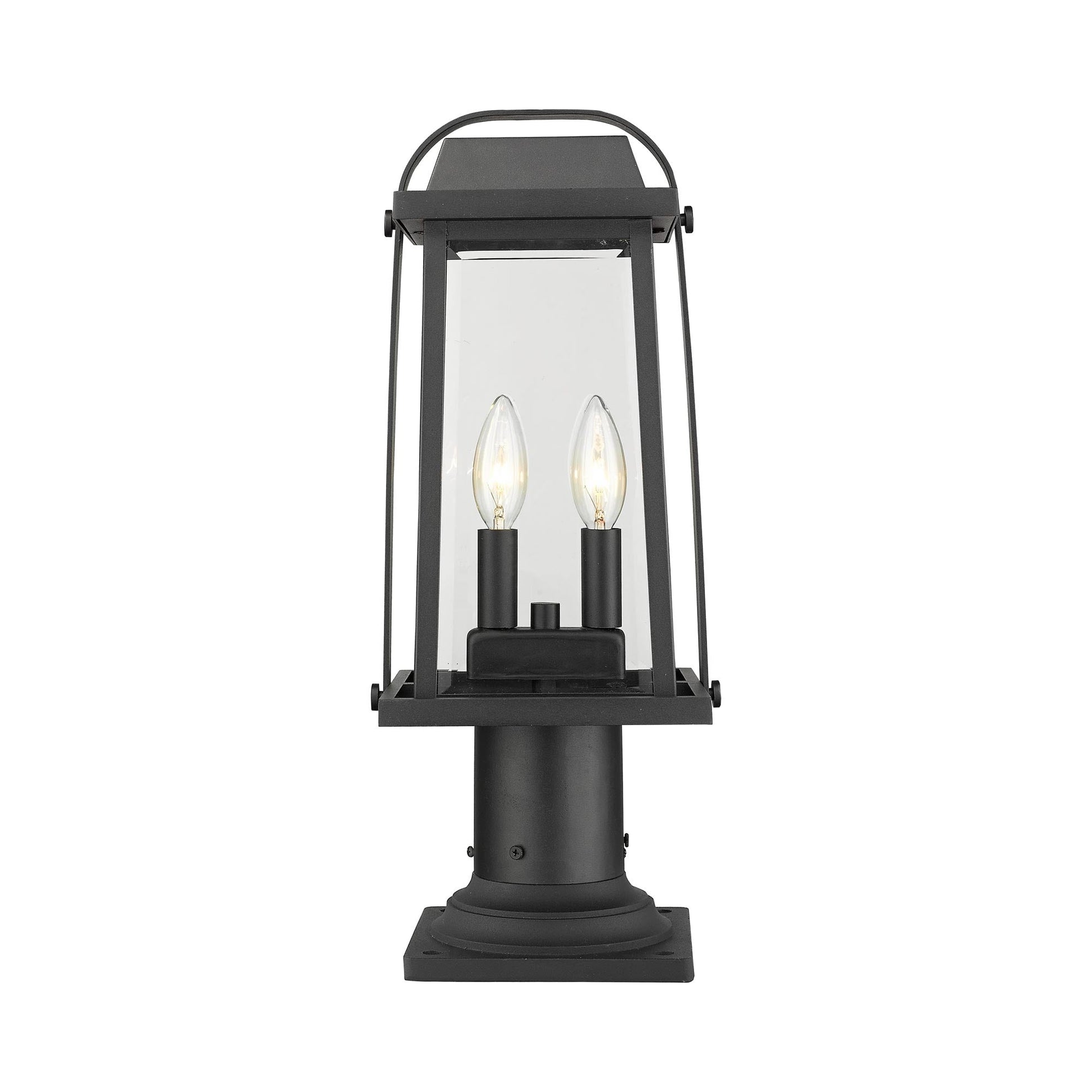 Millworks 533PM Outdoor Pier Mount Light in Black.