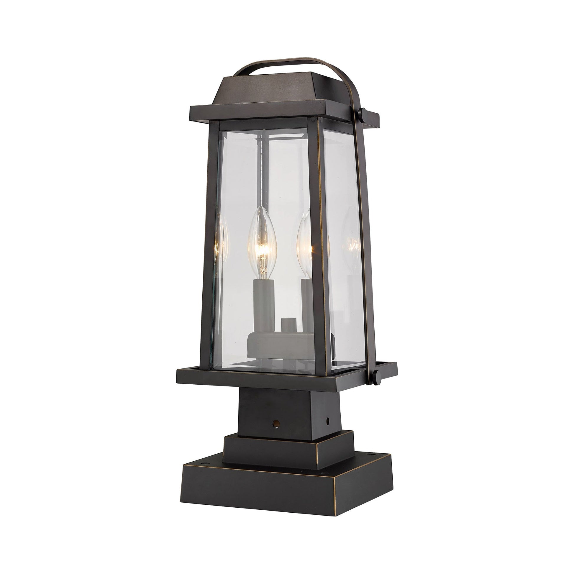 Millworks 574S Outdoor Pier Mount Light in Detail.