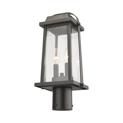 Millworks Outdoor Post Light in Detail.