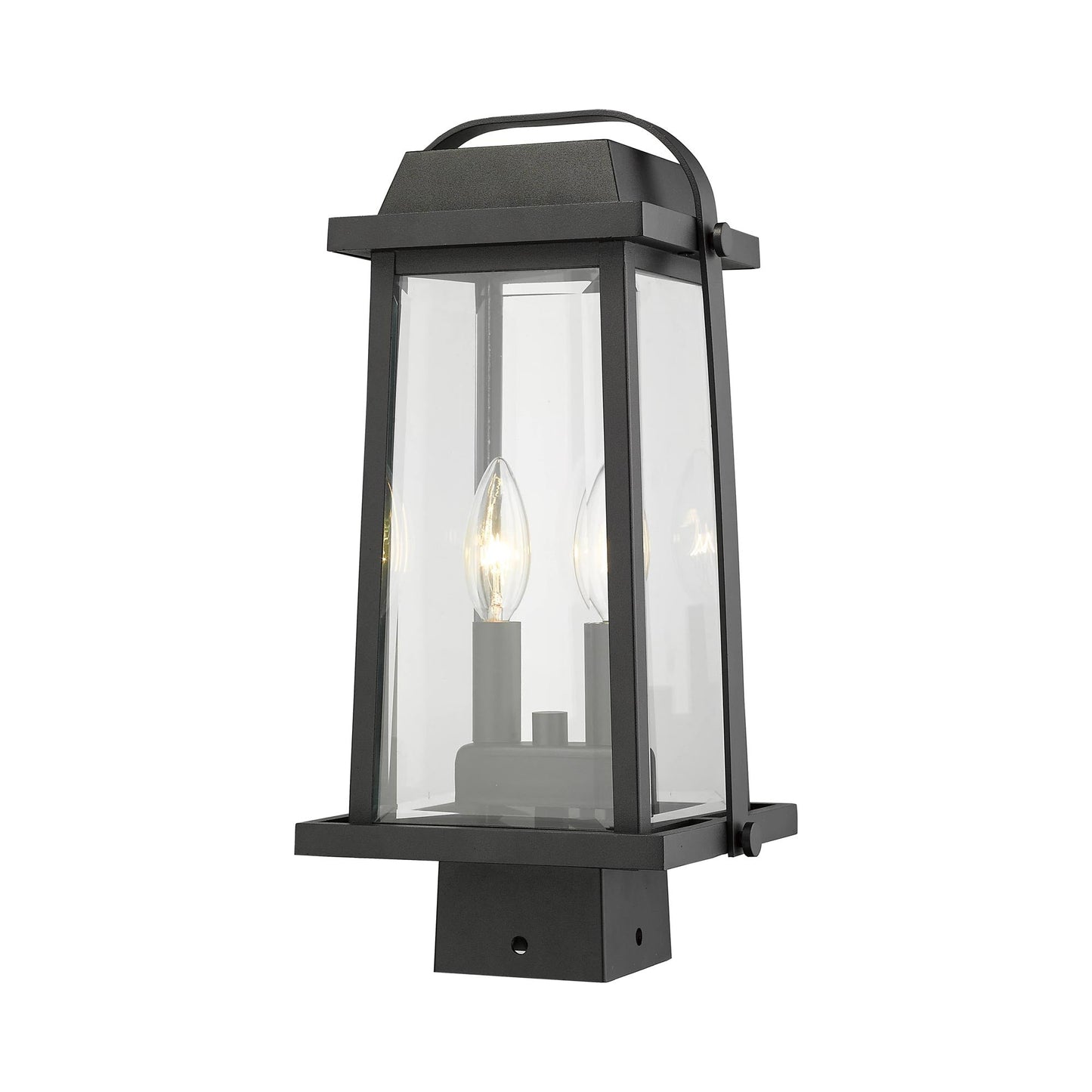 Millworks Outdoor Square Post Light in Detail.