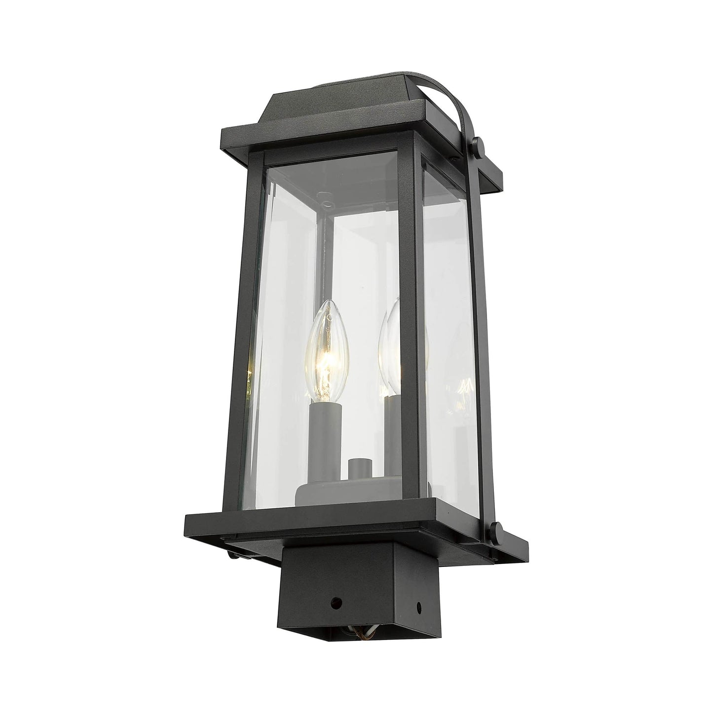 Millworks Outdoor Square Post Light in Detail.