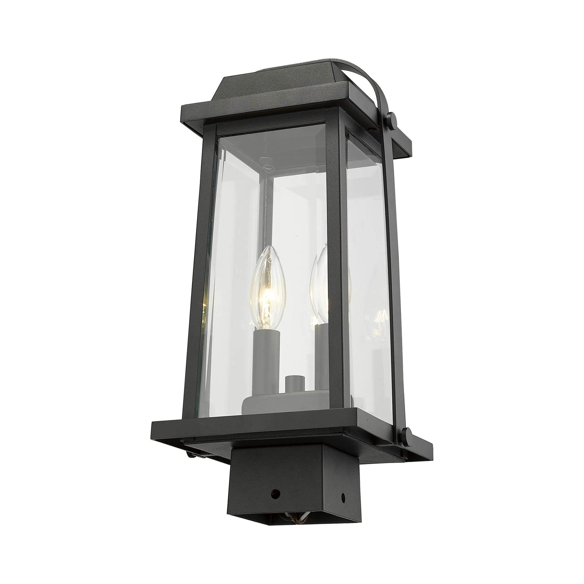 Millworks Outdoor Square Post Light in Detail.