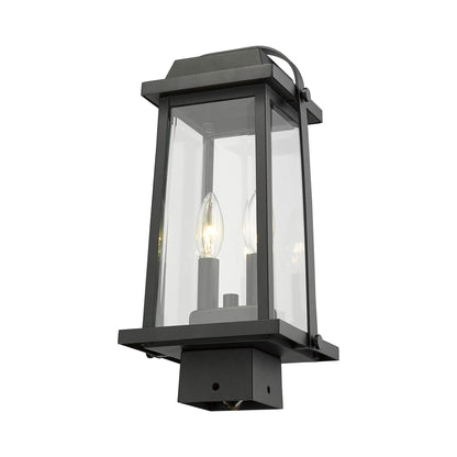 Millworks Outdoor Square Post Light in Detail.