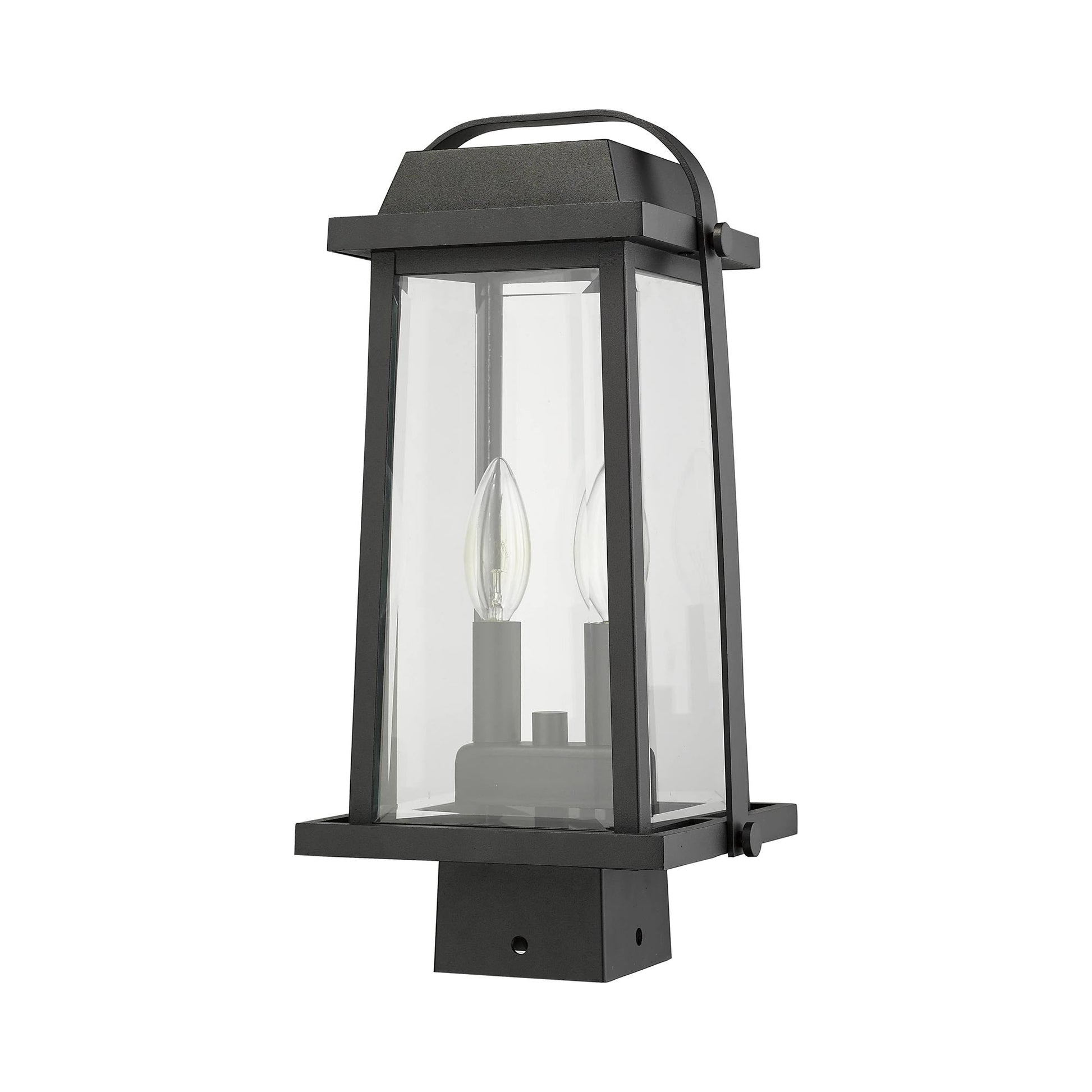 Millworks Outdoor Square Post Light in Detail.