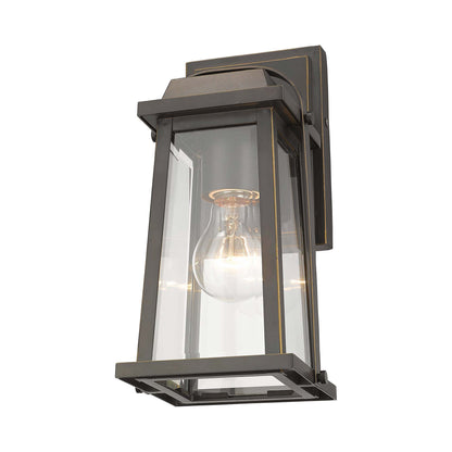 Millworks Outdoor Wall Light in Detail.