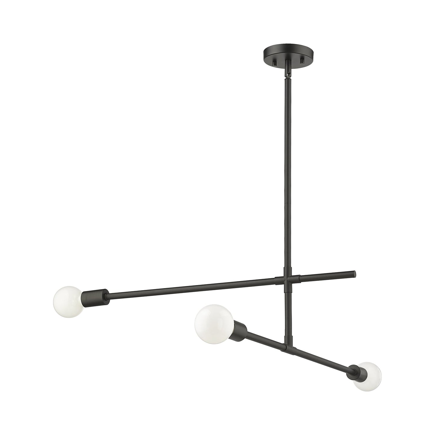 Modernist Chandelier in Detail.