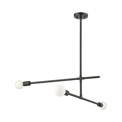 Modernist Chandelier in Detail.