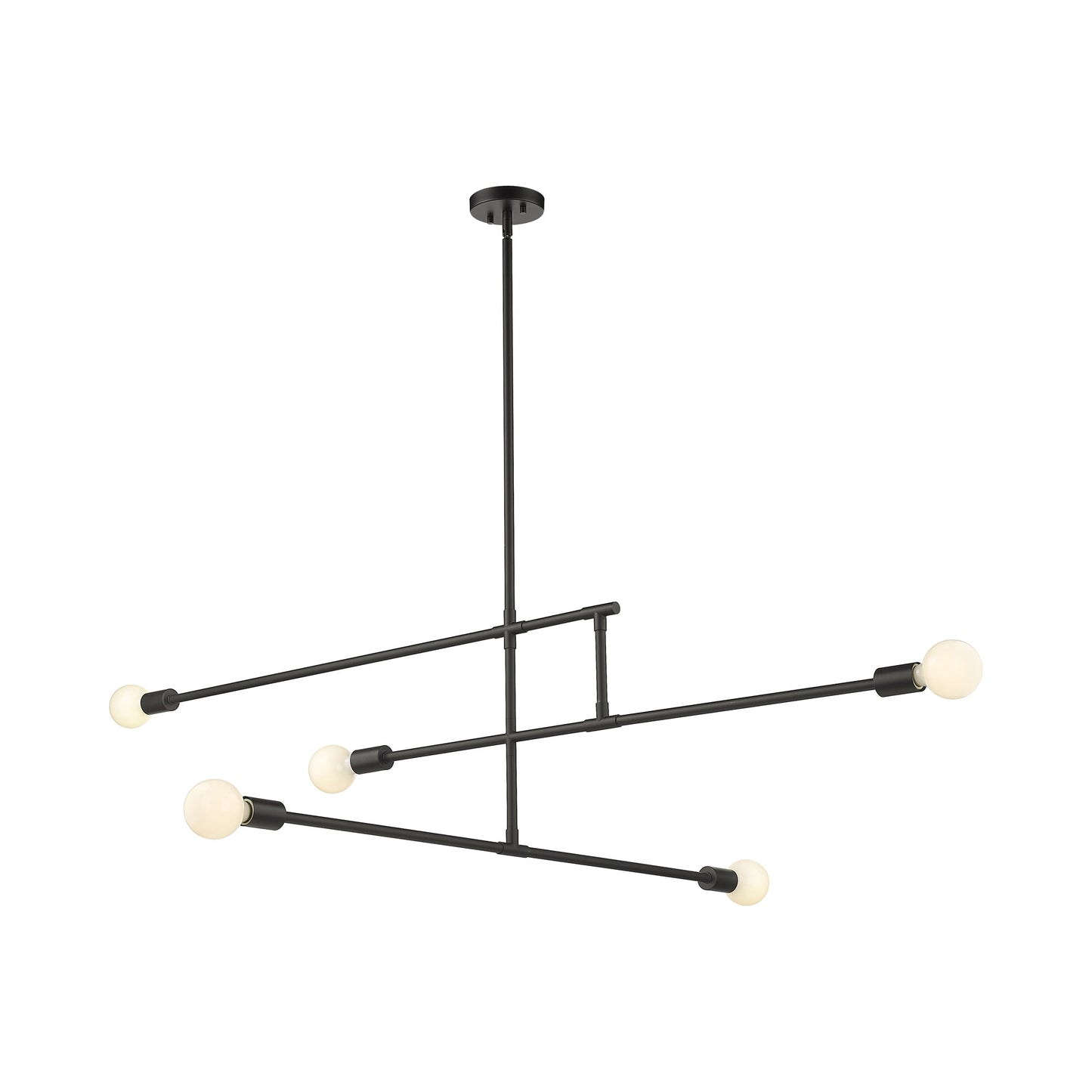 Modernist Chandelier in Detail.