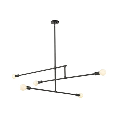 Modernist Chandelier in Detail.