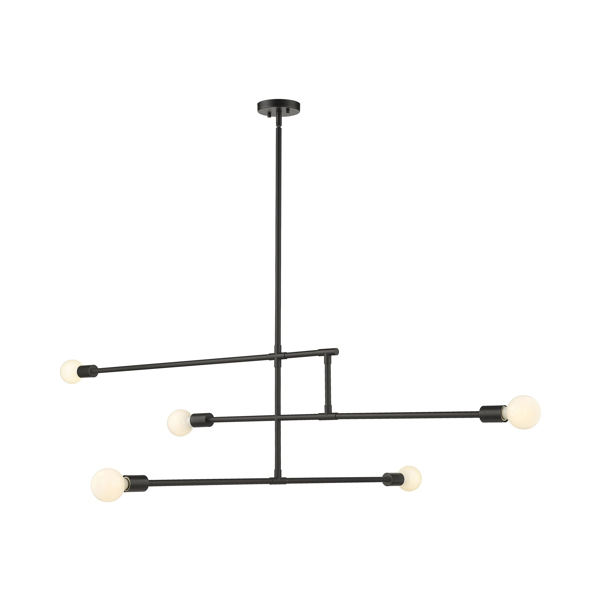 Modernist Chandelier in Detail.