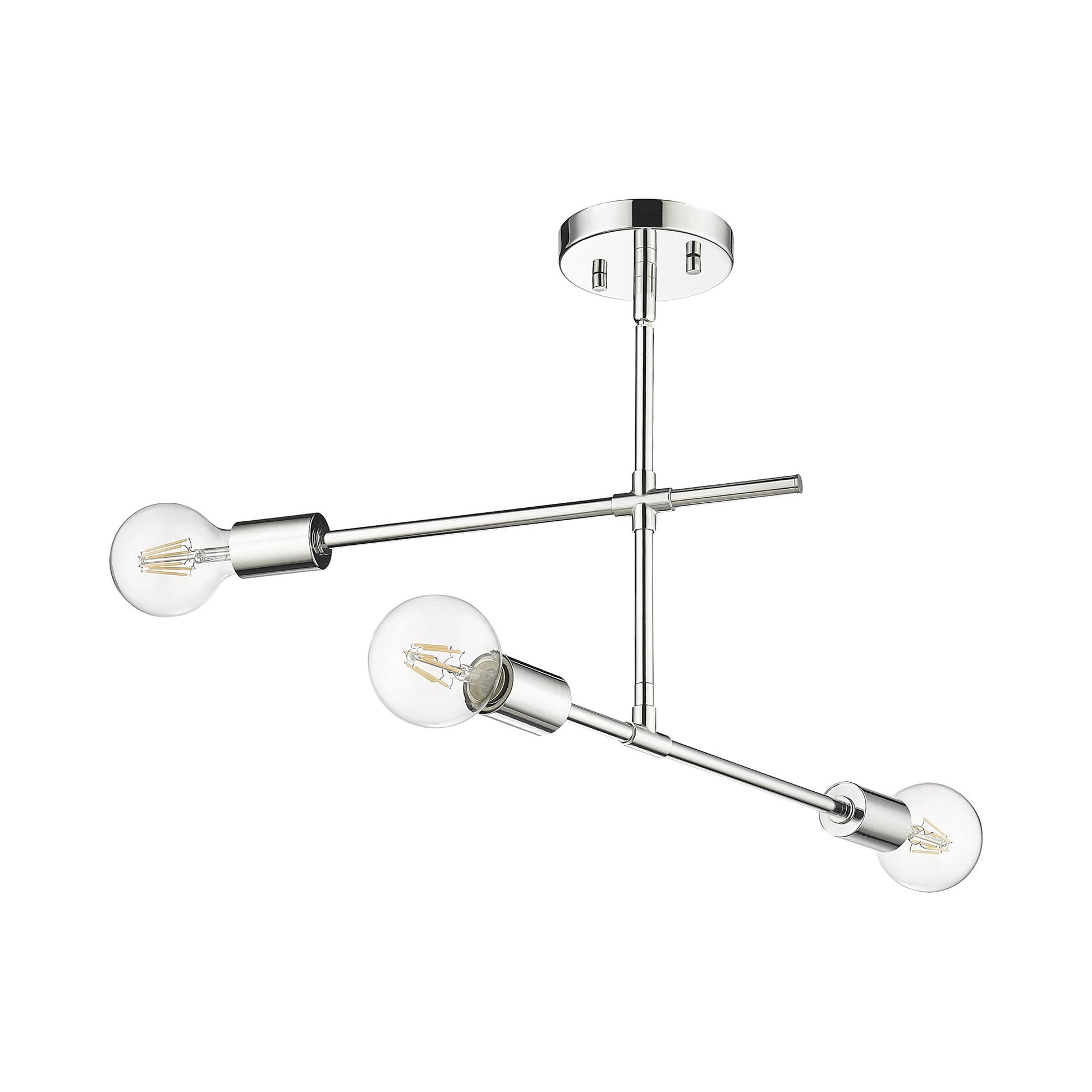 Modernist Semi Flush Mount Ceiling Light.