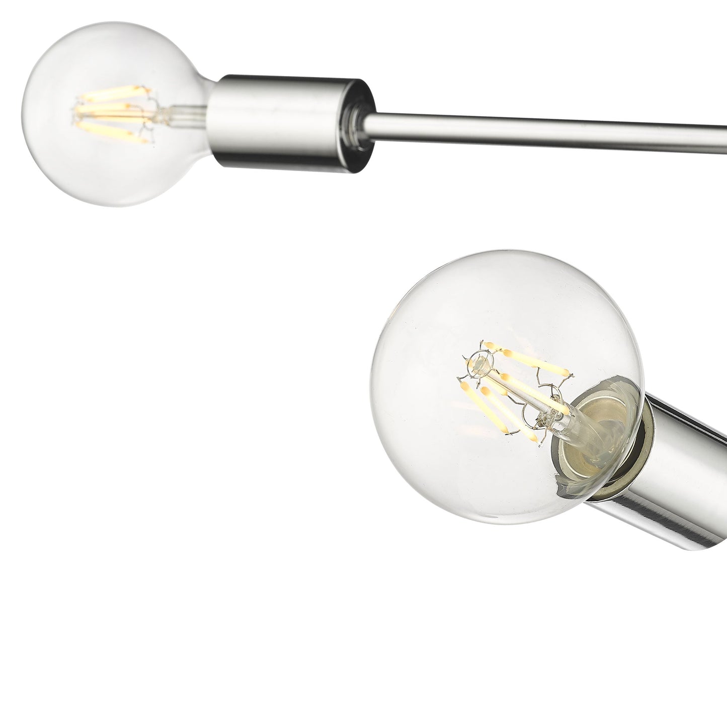 Modernist Semi Flush Mount Ceiling Light in Detail.