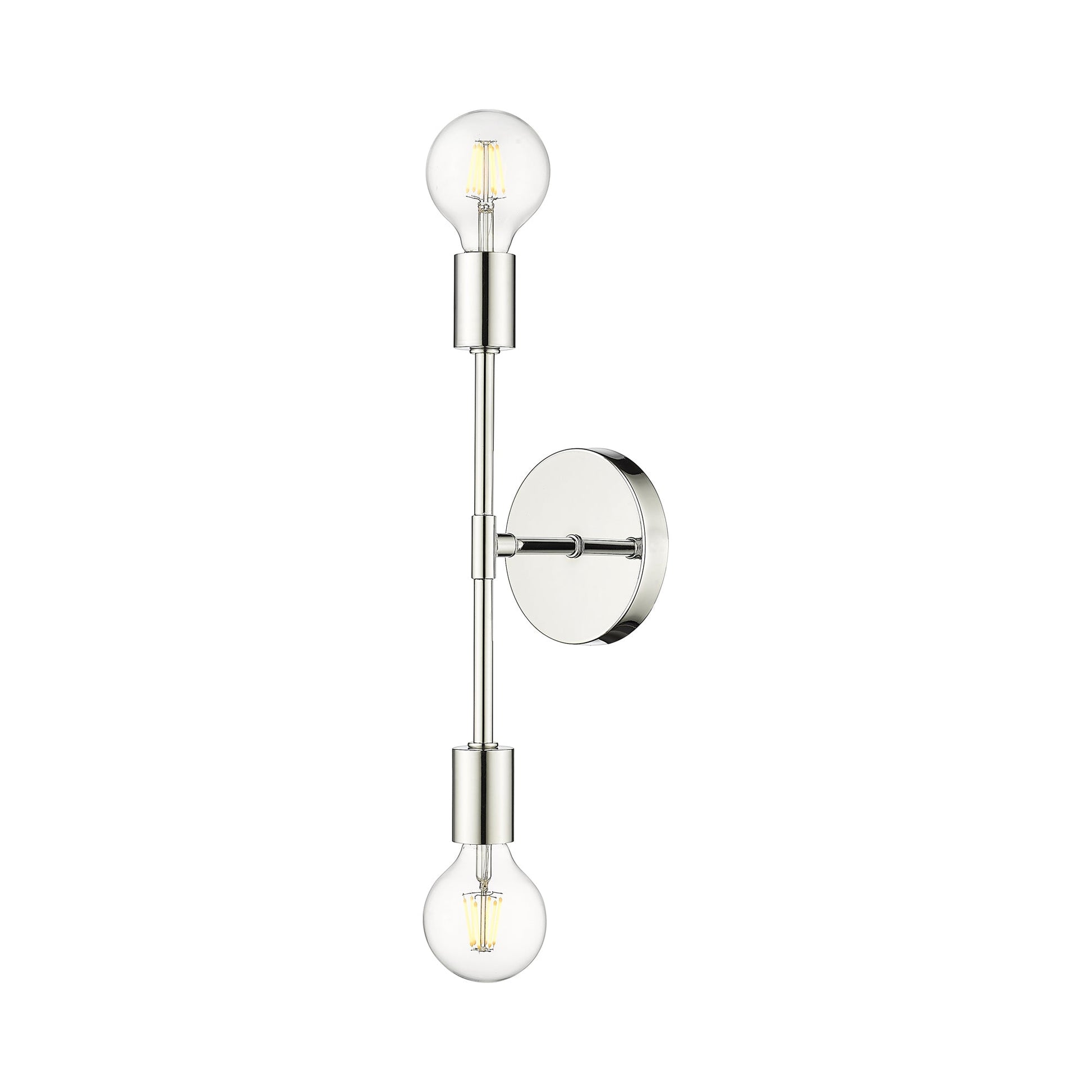 Modernist Wall Light in Chrome.