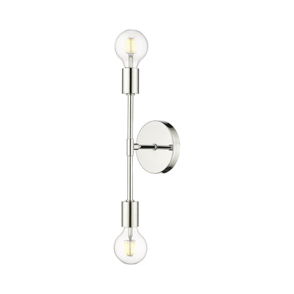 Modernist Wall Light in Chrome.