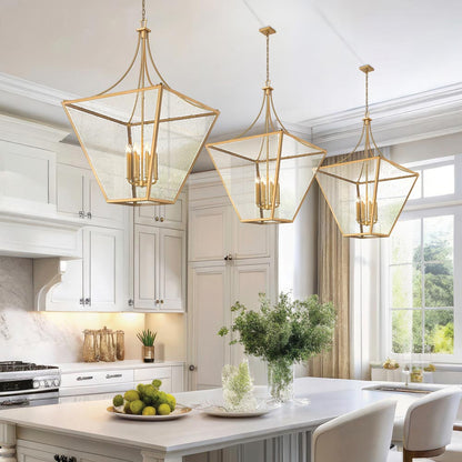 Montalcino Chandelier in kitchen.