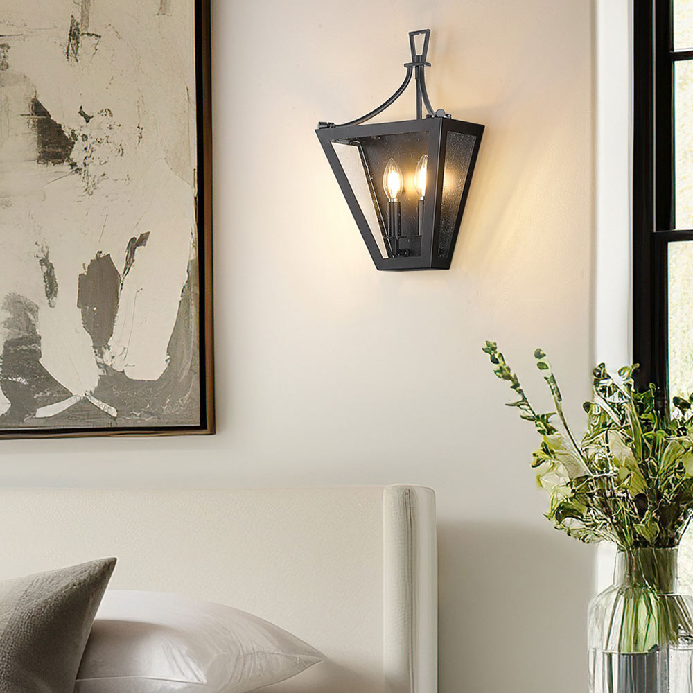 Montalcino Wall Light in bedroom.