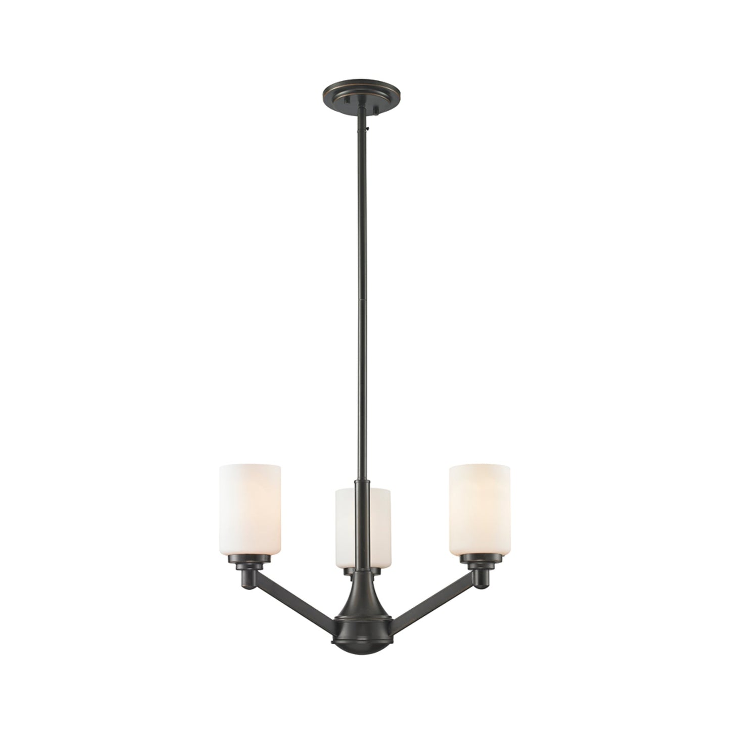 Montego Chandelier in Coppery Bronze (3-Light).