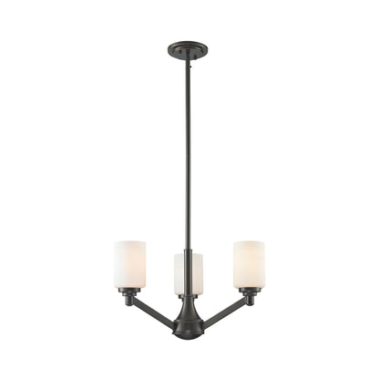 Montego Chandelier in Coppery Bronze (3-Light).