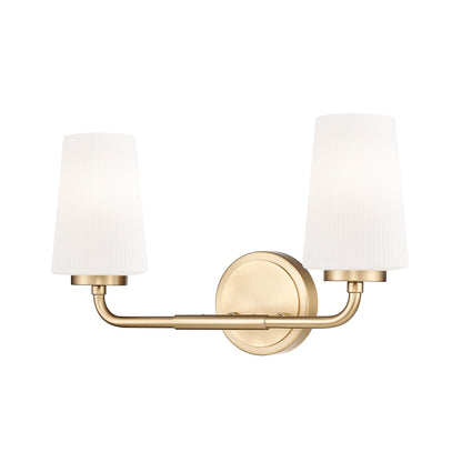 Montford Bath Vanity Light in Modern Gold (2-Light).