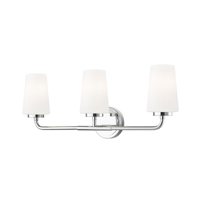 Montford Bath Vanity Light in Chrome (3-Light).