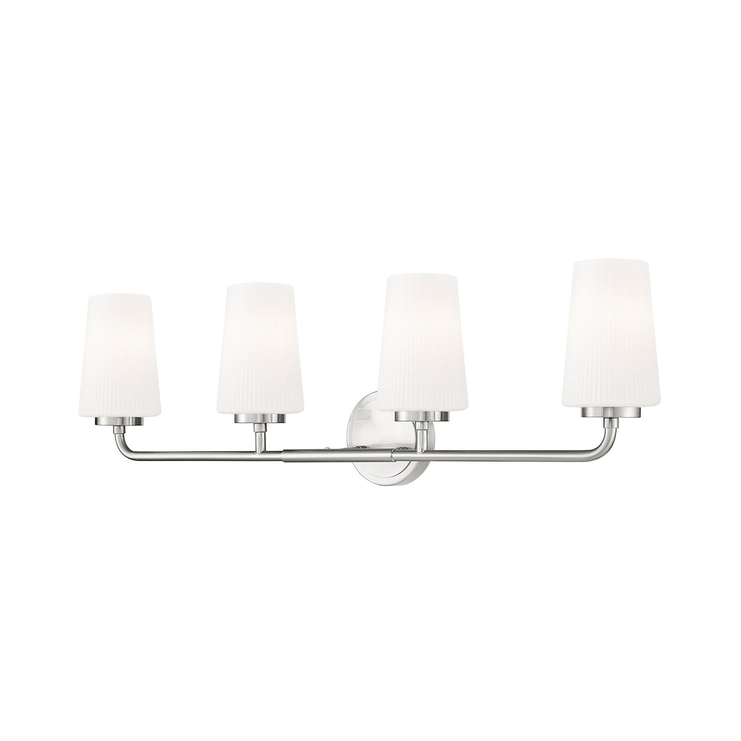 Montford Bath Vanity Light in Brushed Nickel (4-Light).