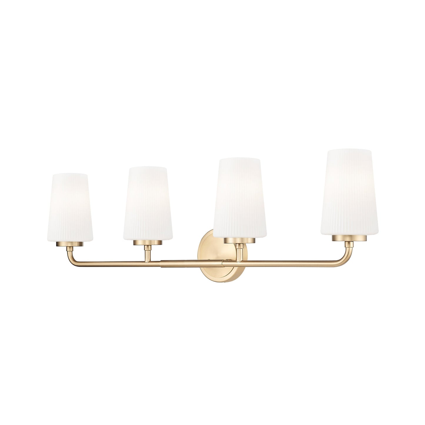 Montford Bath Vanity Light in Modern Gold (4-Light).