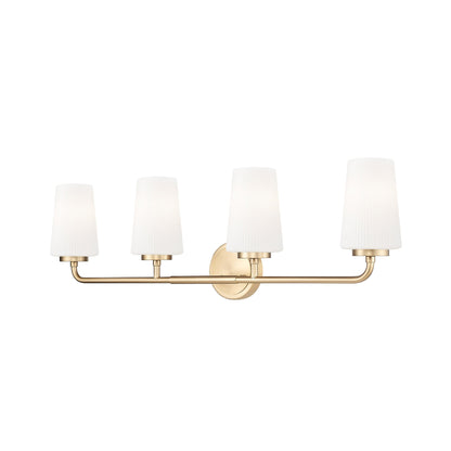 Montford Bath Vanity Light in Modern Gold (4-Light).