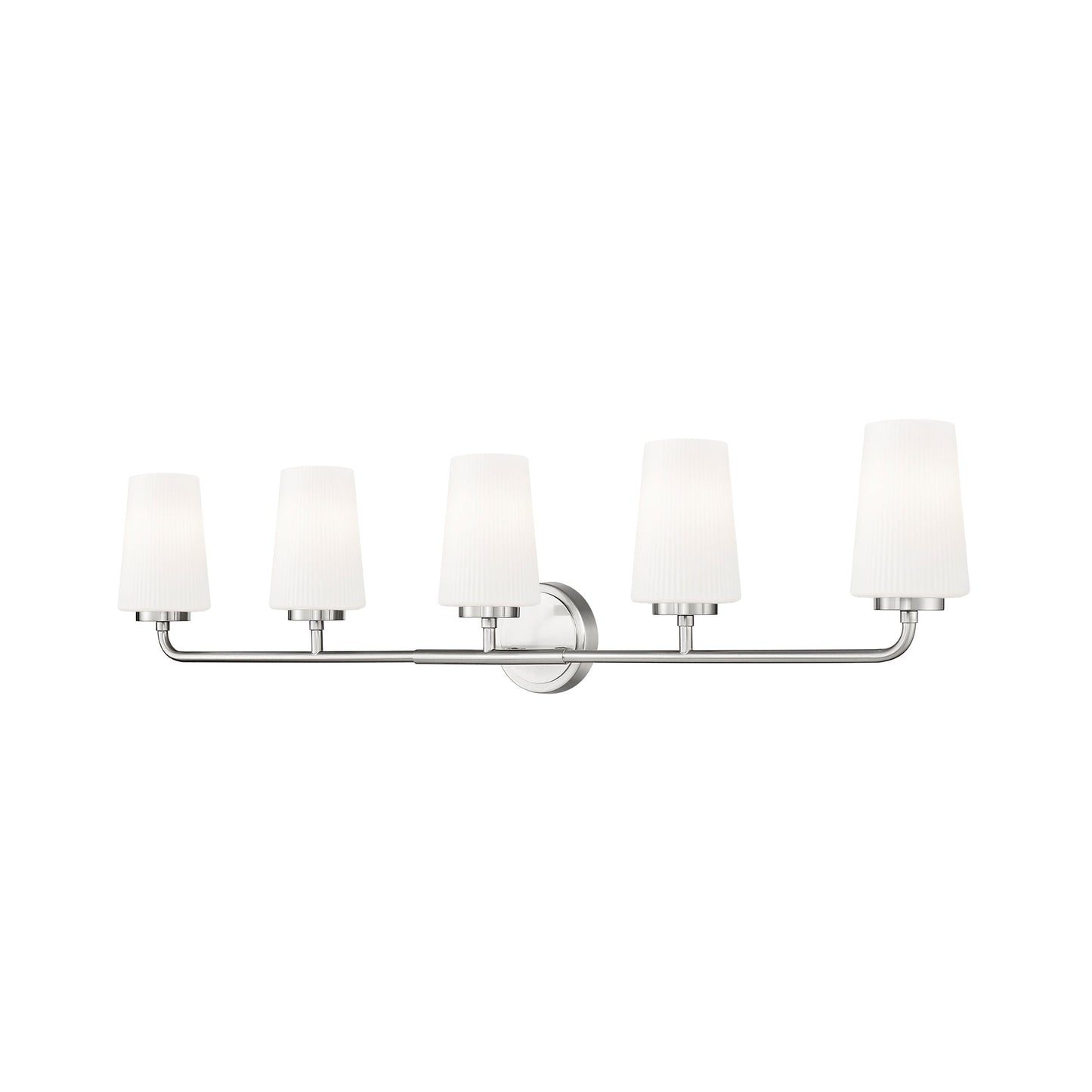 Montford Bath Vanity Light in Brushed Nickel (5-Light).