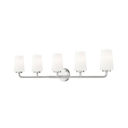 Montford Bath Vanity Light in Brushed Nickel (5-Light).