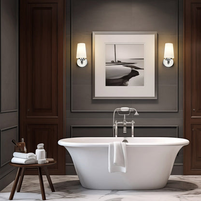 Montford Wall Light in bathroom.