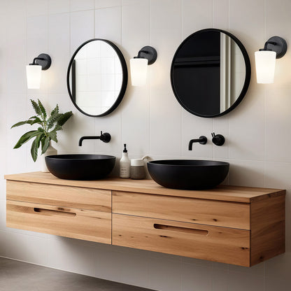 Montford Wall Light in bathroom.