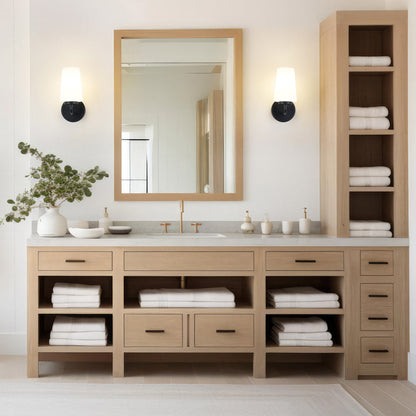 Montford Wall Light in bathroom.