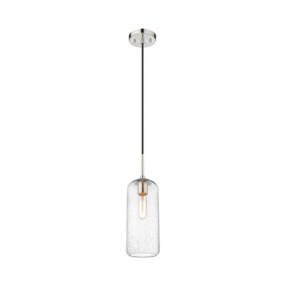 Monty Pendant Light in Brushed Nickel (17-Inch/Seedy).