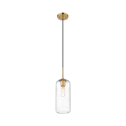 Monty Pendant Light in Heritage Brass (17-Inch/Seedy).