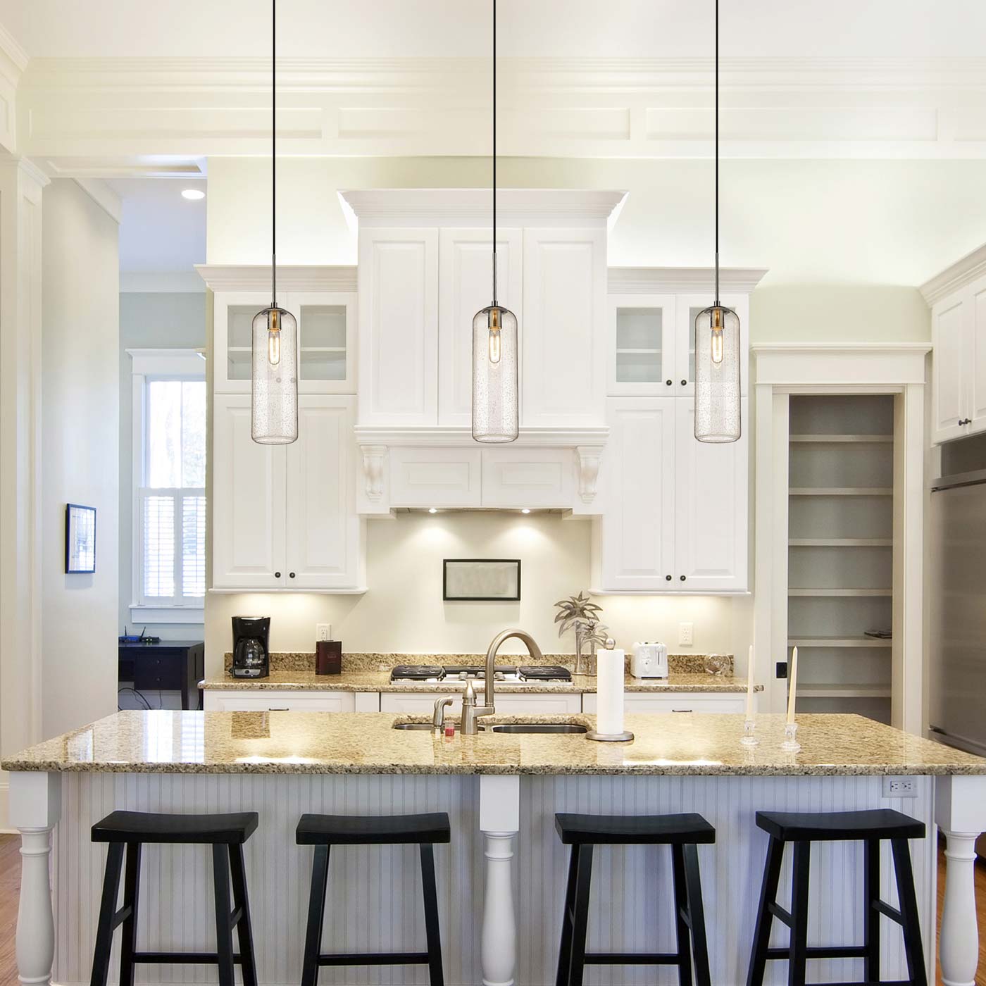 Monty Pendant Light in kitchen.