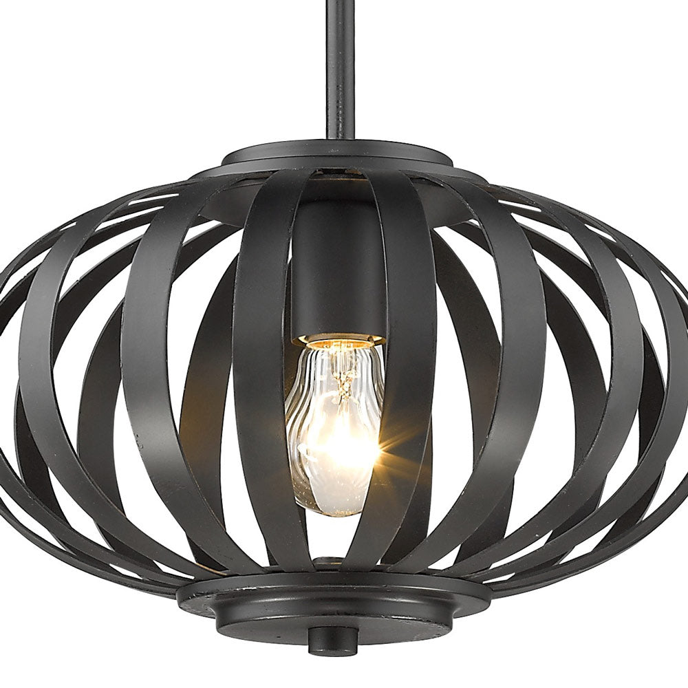 Moundou Single Pendant Light in Detail.