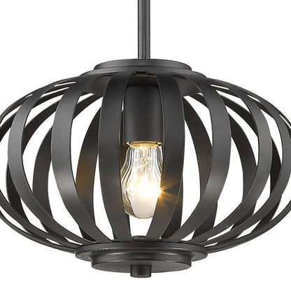 Moundou Single Pendant Light in Detail.