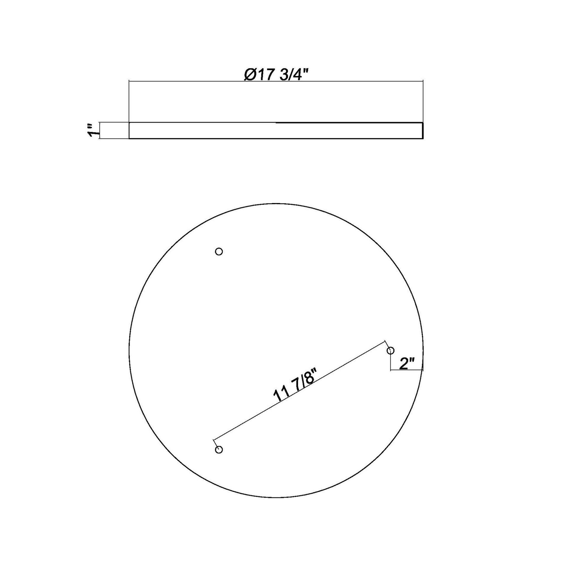 Multi Point 1803 Canopy - line drawing.