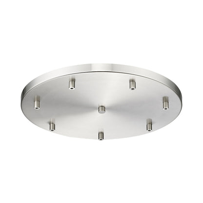 Multi Point 1807R Canopy in Brushed Nickel.