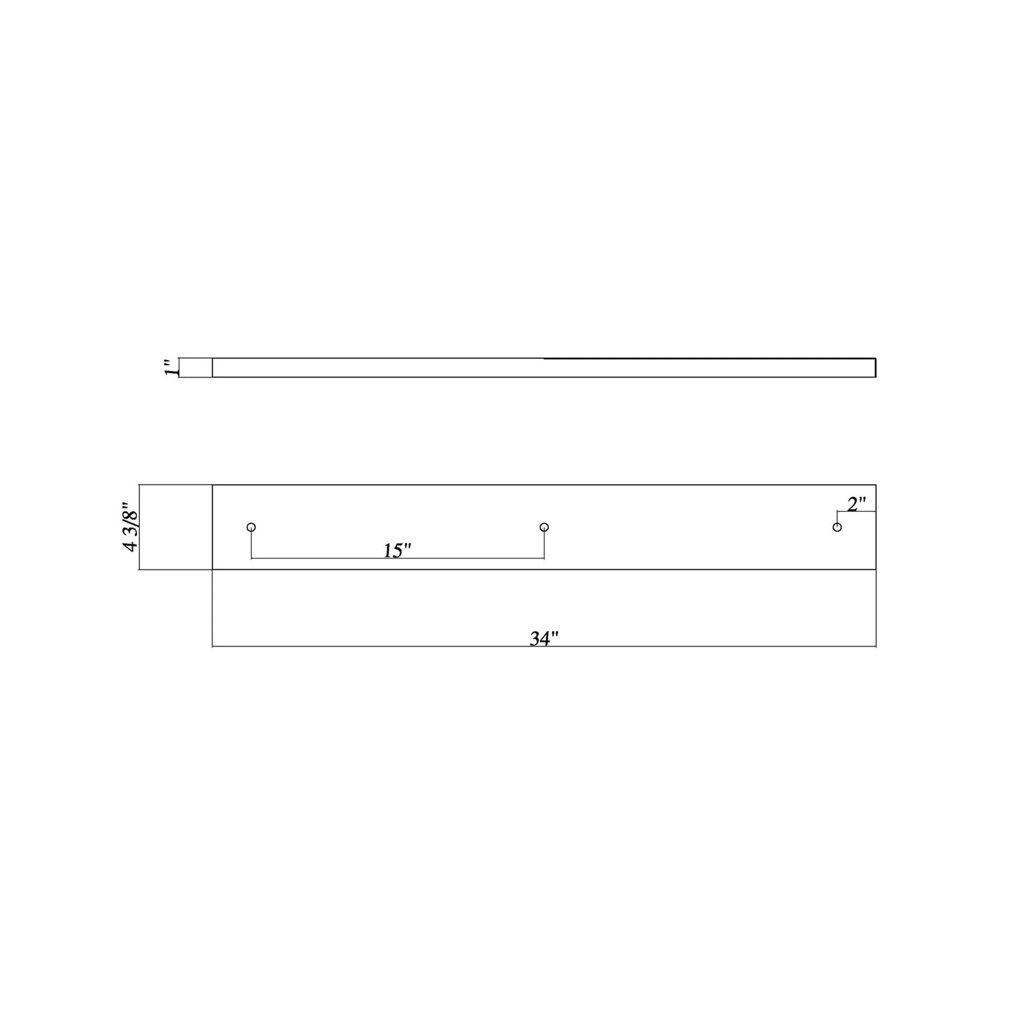 Multi Point 3402 Canopy - line drawing.