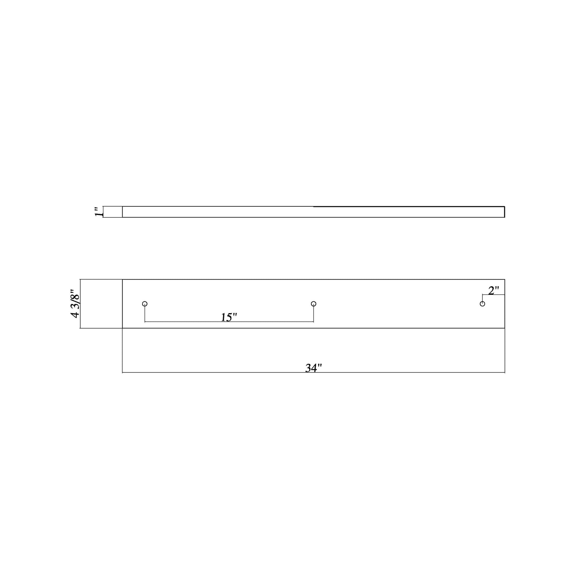 Multi Point 3402 Canopy - line drawing.