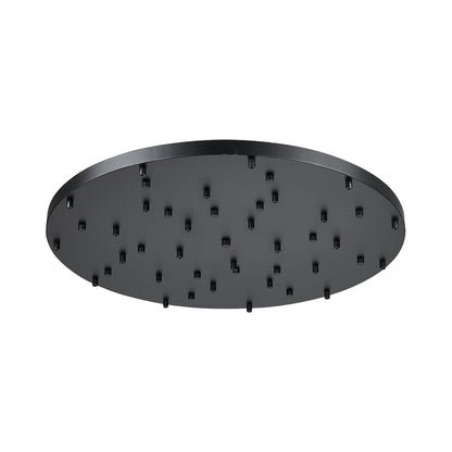 Multi Point 3627R Canopy in Matte Black.