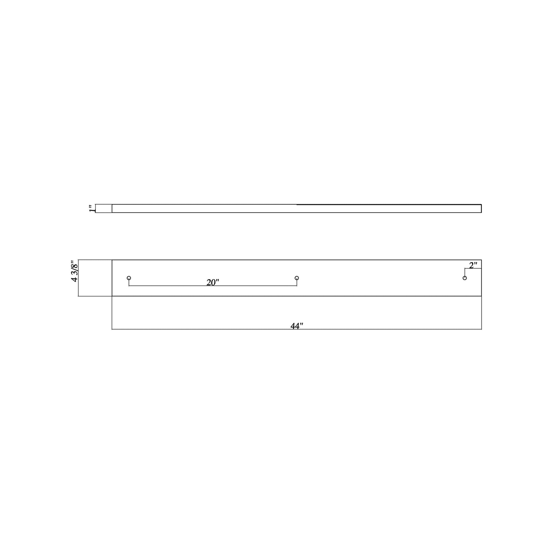 Multi Point 4403 Canopy - line drawing.