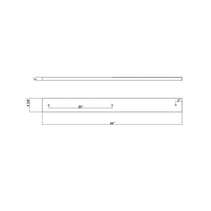 Multi Point 4403 Canopy - line drawing.