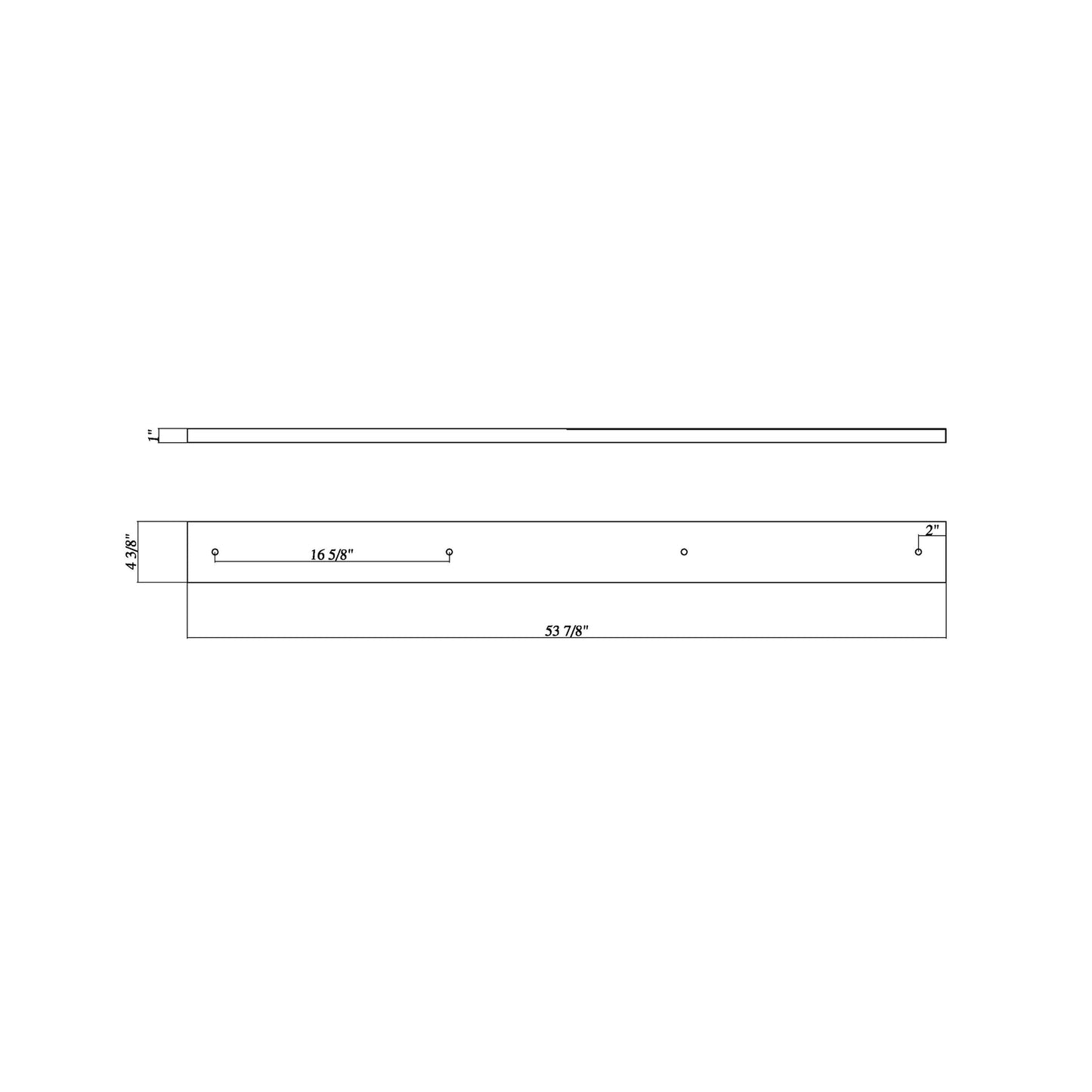Multi Point 5404 Canopy - line drawing.