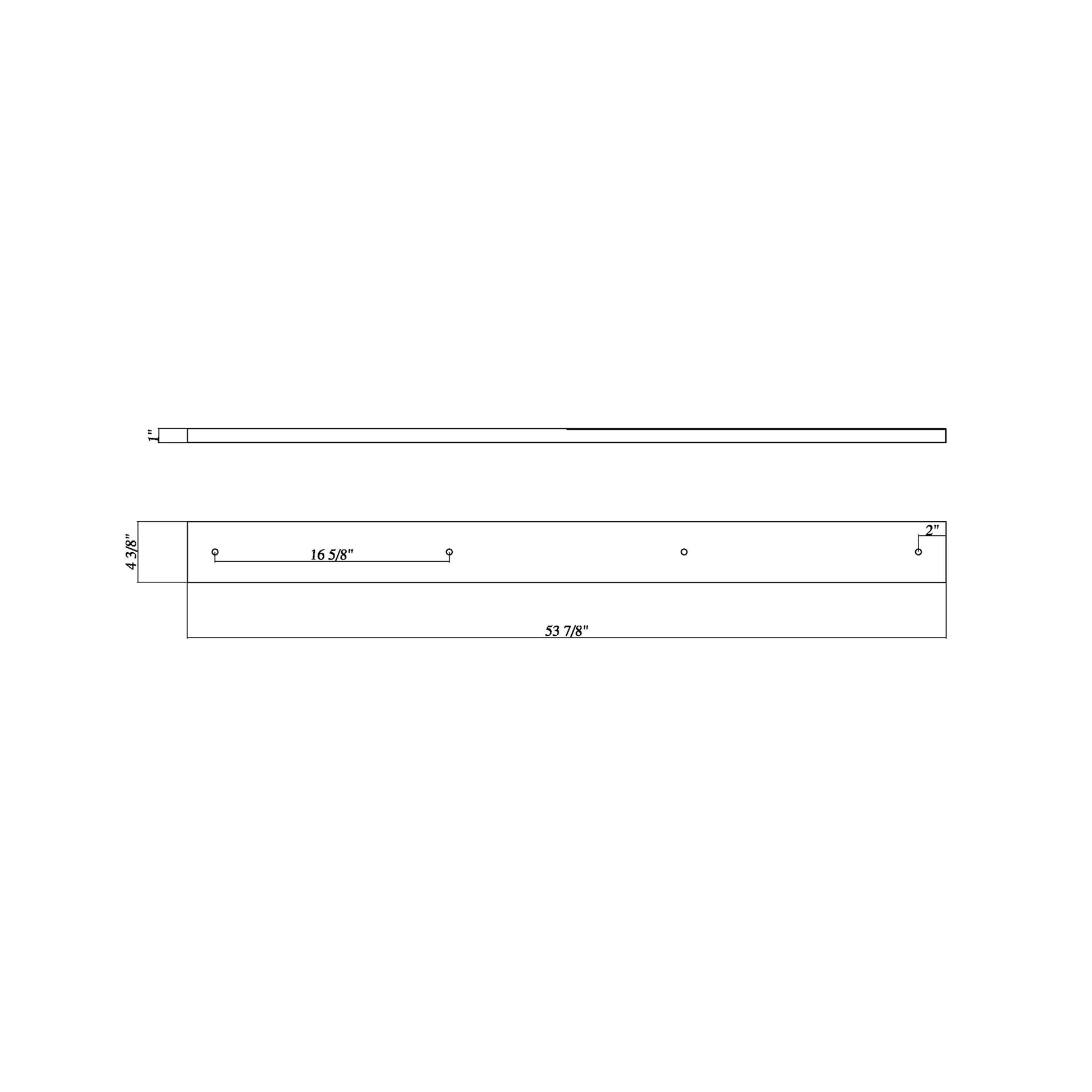 Multi Point 5404 Canopy - line drawing.