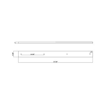 Multi Point 5404 Canopy - line drawing.