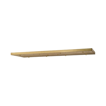 Multi Point 5423L Canopy in Rubbed Brass.